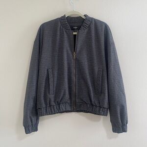 BGL Plaid Bomber Zip Up Jacket Size XXL